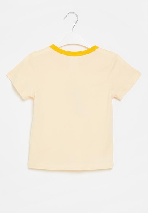 Pop Candy - Boys tee - white & yellow