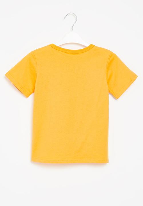 Pop Candy - Boys printed tee - yellow