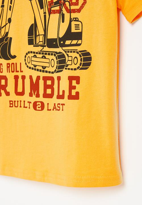 Pop Candy - Boys printed tee - yellow