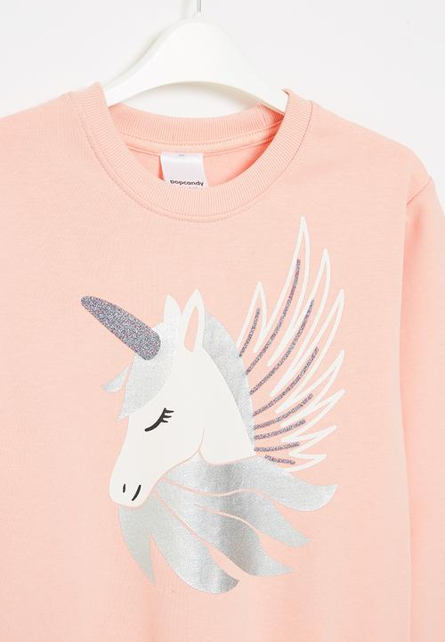 Pop Candy - Girls unicorn sweatshirt - pink