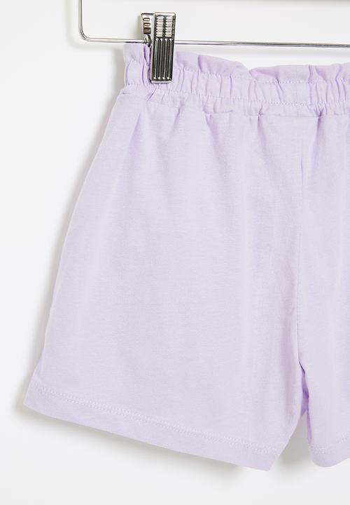 Pop Candy - Girls elasticated waist shorts - purple