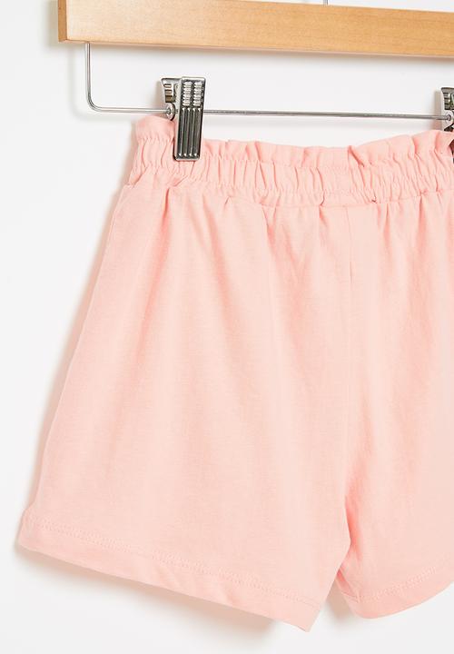 Pop Candy - Girls elasticated waist shorts - light pink