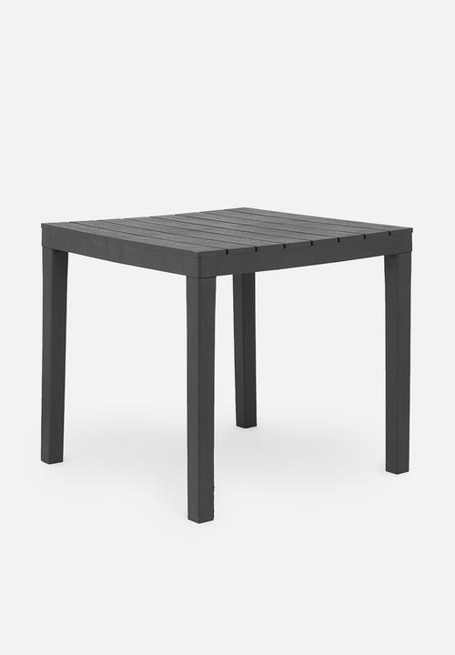 H&S - Square table - black