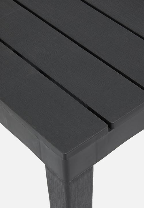H&S - Square table - black