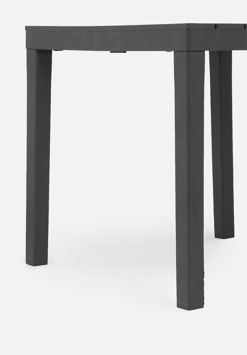 H&S - Square table - black