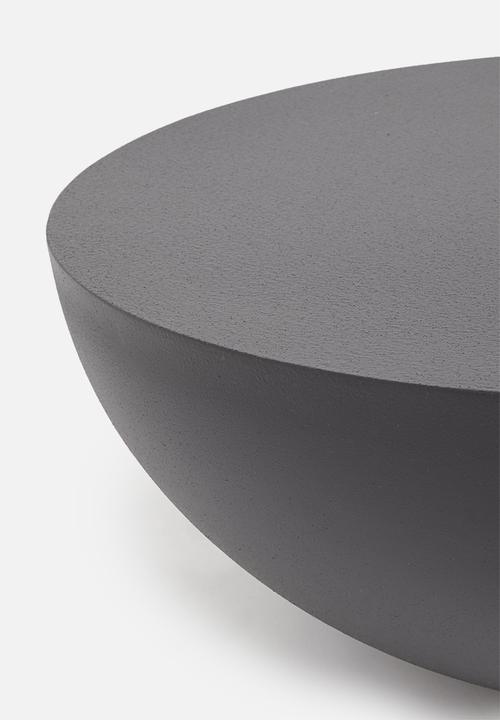Sixth Floor - Holden outdoor coffee round table - black