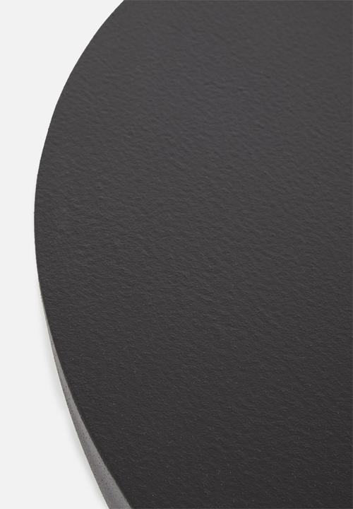 Sixth Floor - Holden outdoor coffee round table - black