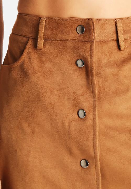 Glamorous - Button Highwaist Pocket Skirt
