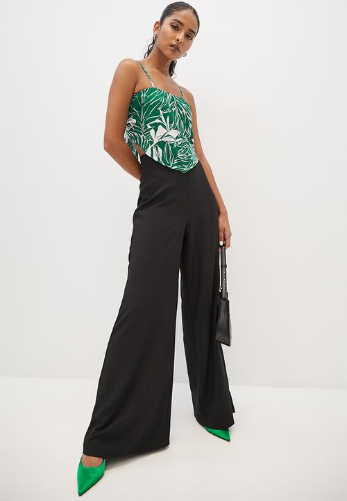 VELVET - Hanky top - green
