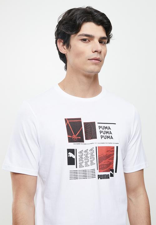 PUMA - Puma graphic tee - white