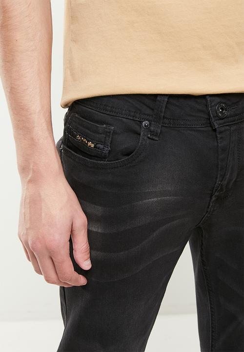 Alpha Industries - Toronto skinny jeans - black