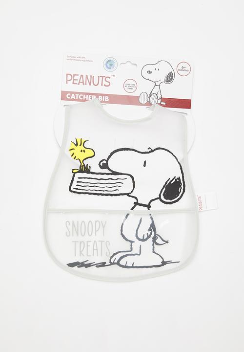 Character Group - Snoopy catcher bib - white