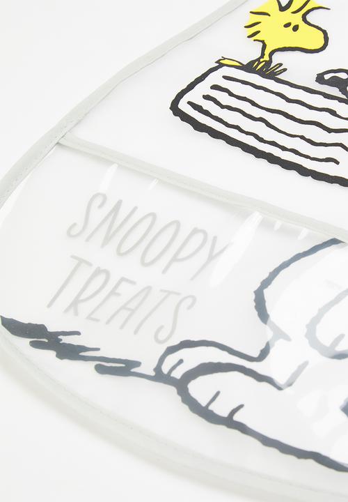 Character Group - Snoopy catcher bib - white