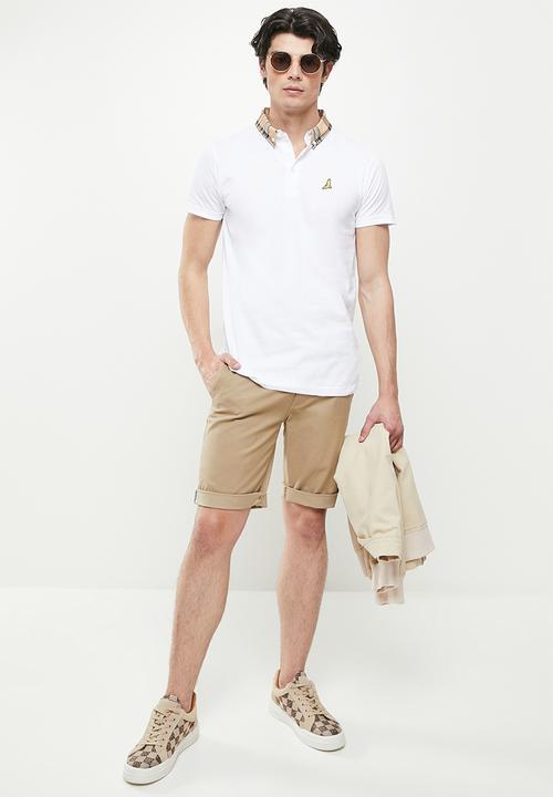Brave Soul - Cortland polo - white