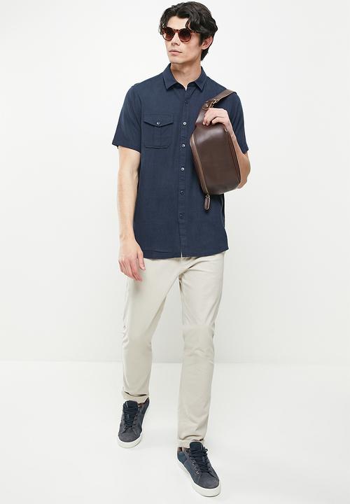 Brave Soul - Obelisk shirt - navy