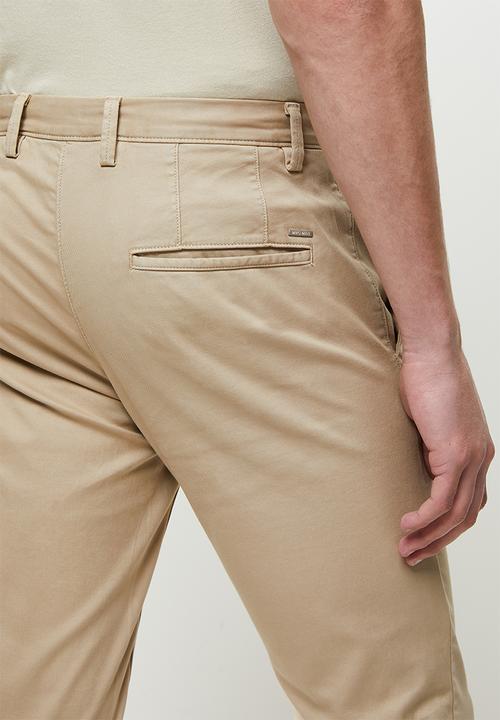 MANGO - Trousers barna - neutral