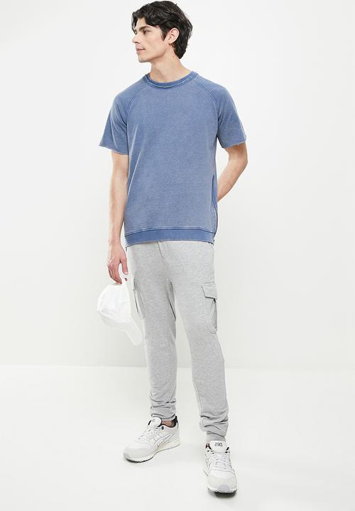 Brave Soul - Gauze jogger - grey melange