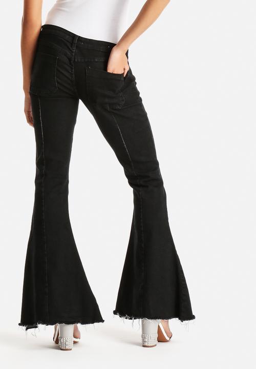 Glamorous - Flare Zip Jeans 