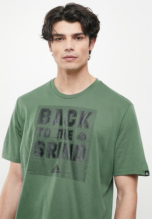 adidas Performance -  Strength Aeroready Graphic Men Training T-Shirt- green oxide