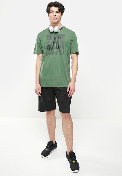 adidas Performance -  Strength Aeroready Graphic Men Training T-Shirt- green oxide