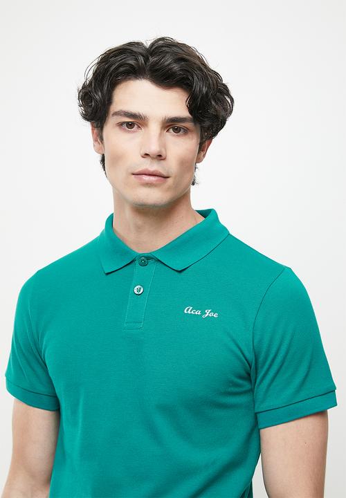 Aca Joe - Aca joe updated core small logo golfer - teal