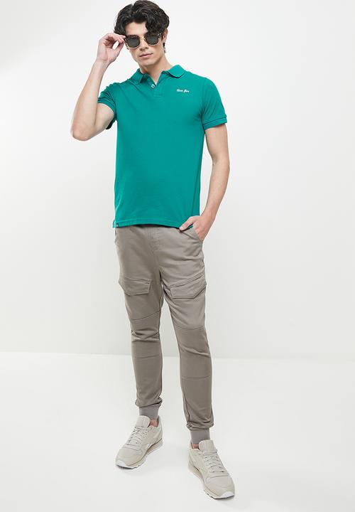 Aca Joe - Aca joe updated core small logo golfer - teal