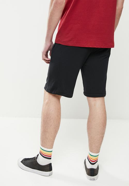 Aca Joe - Aca joe small hq logo fleece short - caviar