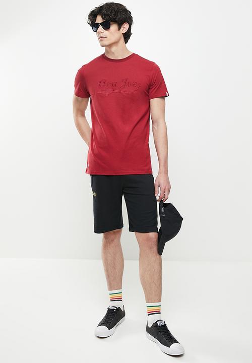 Aca Joe - Aca joe small hq logo fleece short - caviar