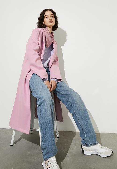 Superbalist - Maxi blazer coat - mauve