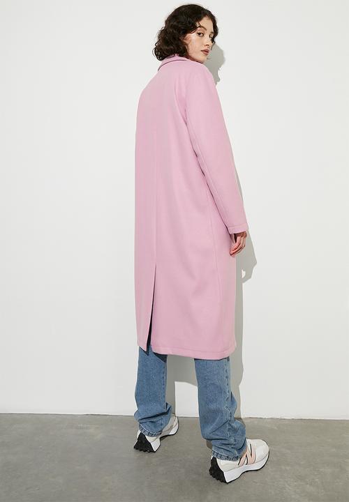 Superbalist - Maxi blazer coat - mauve