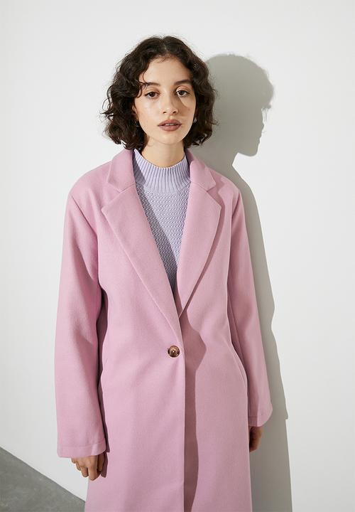 Superbalist - Maxi blazer coat - mauve