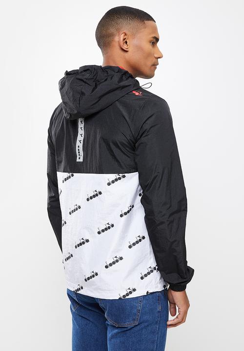 Diadora - Coppa jacket - black & white
