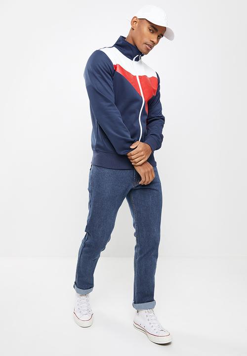 Diadora - Atleta jacket - navy & red