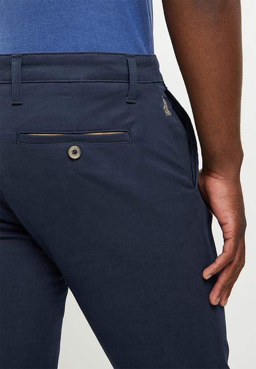 POLO - Mens venice slim fit chino - navy