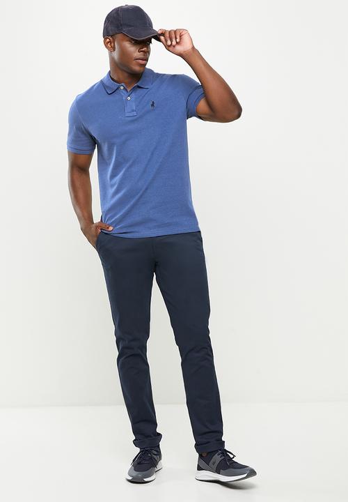 POLO - Mens venice slim fit chino - navy