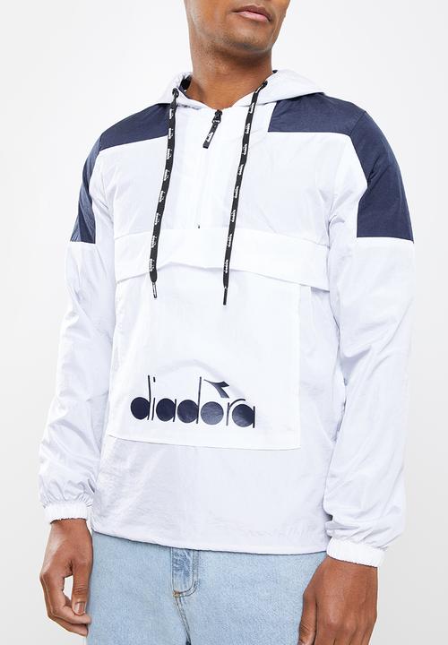Diadora - Bologna anorak - navy & white