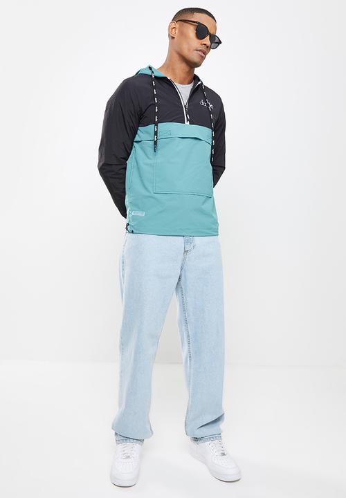 Diadora - Alfredo anorak - aqua & black