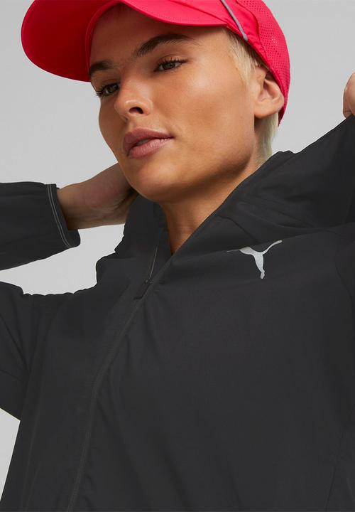 PUMA - Run woven hooded jacket w - puma black