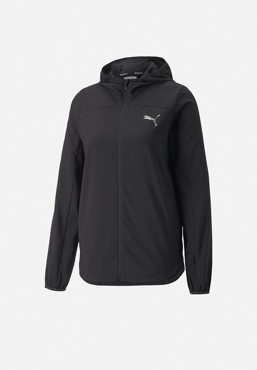 PUMA - Run woven hooded jacket w - puma black