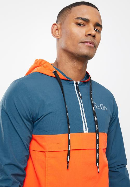 Diadora - Alfredo anorak - orange & teal
