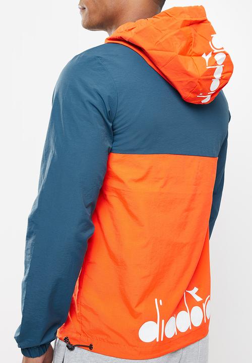 Diadora - Alfredo anorak - orange & teal