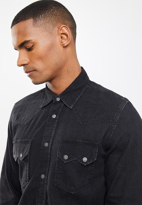 Diesel  - D-leo camicia shirt - black