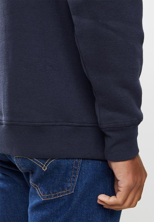 Fox - Pinnacle crew fleece - navy
