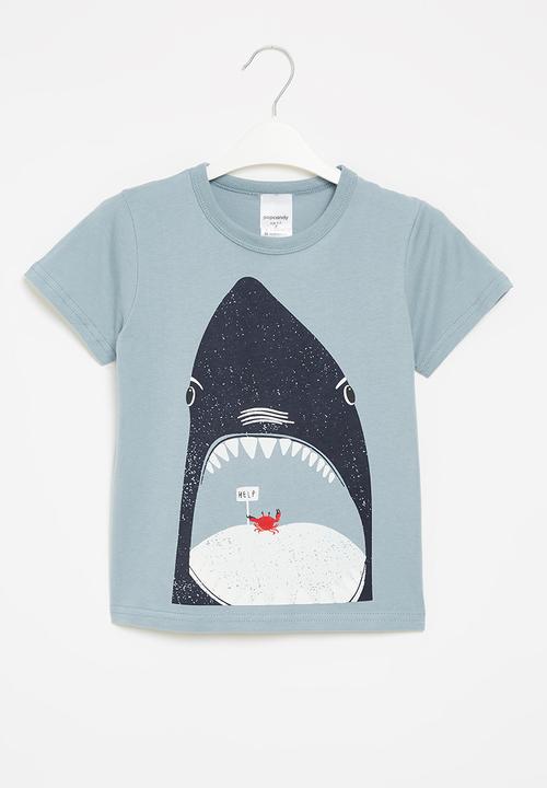 Pop Candy - Shark tee - blue
