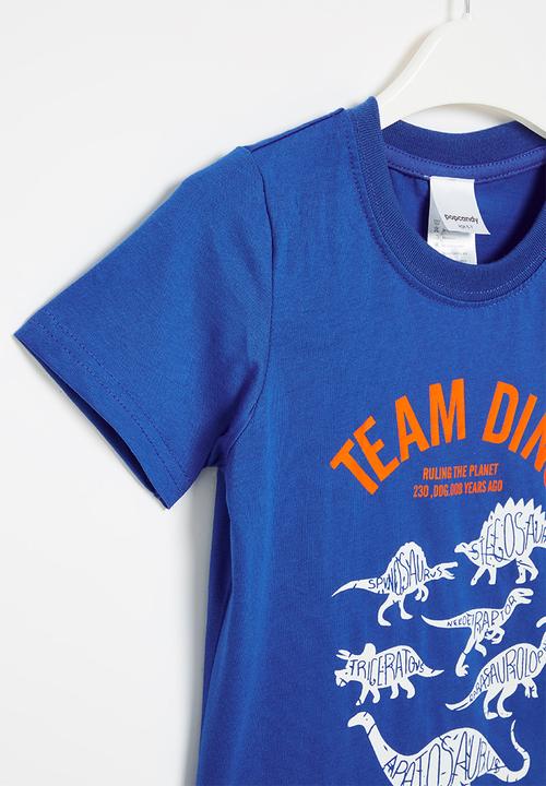 Pop Candy - Team dino tee - blue