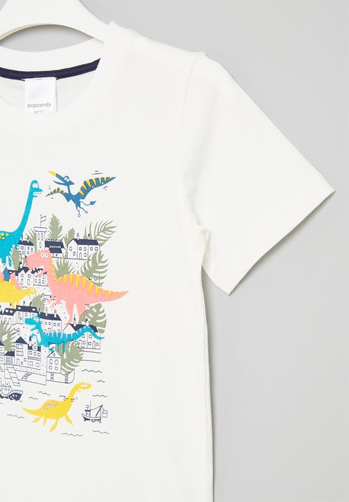 Pop Candy - Boys printed tee - white