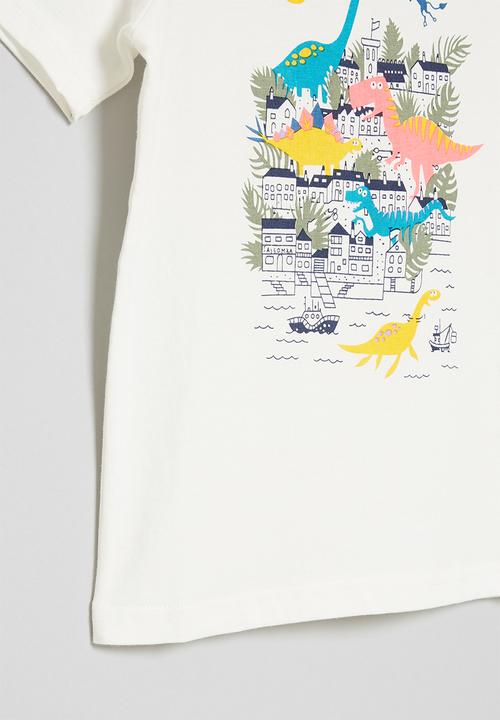 Pop Candy - Boys printed tee - white