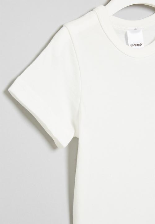 Pop Candy - Boys basic tee - white