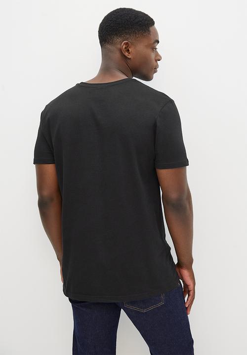 Lark & Crosse - L&c graphic crew neck tee - black