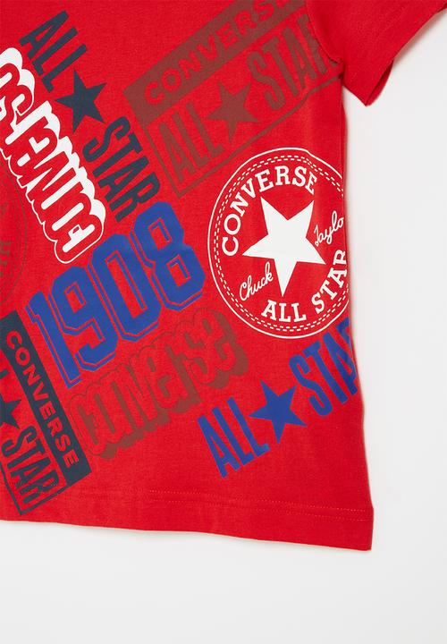 Converse - Cnvb slanted logos - university red
